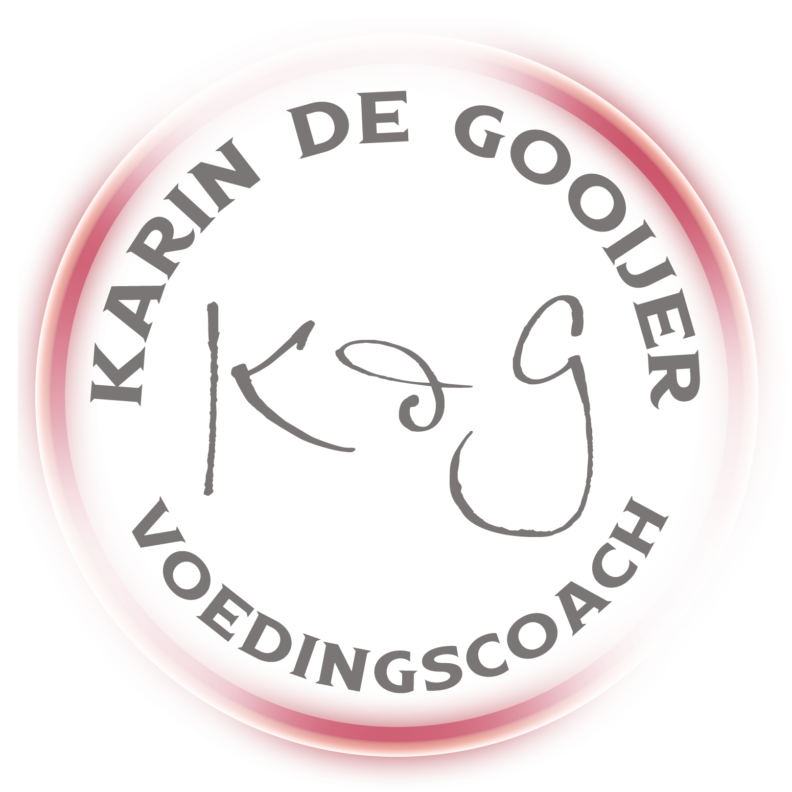 Karin de Gooijer - voedingscoach - logo - rond